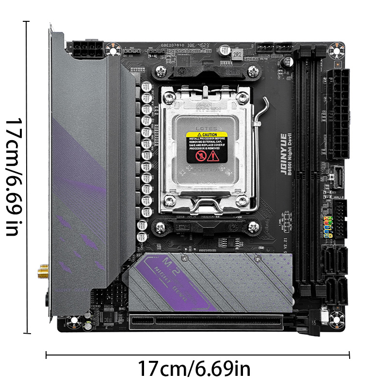 JGINYUE B650I Night Devil WiFi - B650 Itx Motherboard Wifi recensione e prezzo